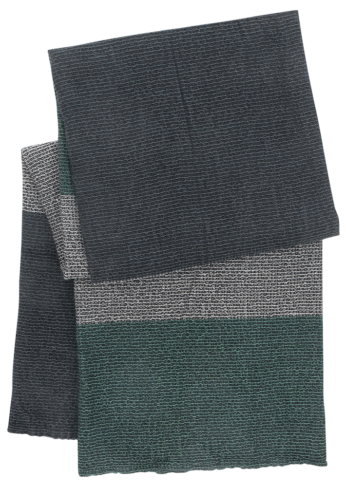 TERVA bath towel, narrow（black warp） - LAPUAN KANKURIT（ラプアン