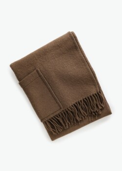 UNI　pocket shawl (mocca)のサムネイル