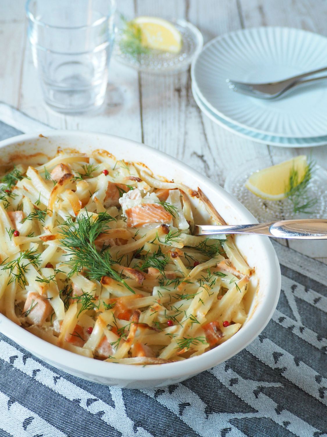 ダブルサーモンのじゃがいもグラタン Lapuan Kankurit ラプアンカンクリ