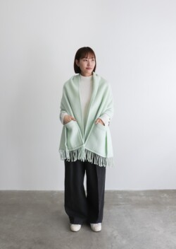 UNI　pocket shawl（mint）のサムネイル