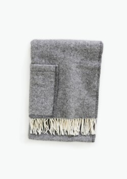 ARVO　pocket shawl（white-grey）のサムネイル